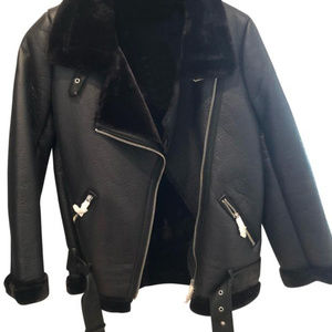 Zara Black Bomber Jacket-New with Tags